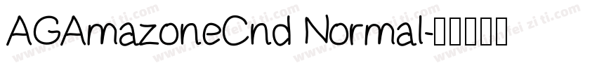 AGAmazoneCnd Normal字体转换